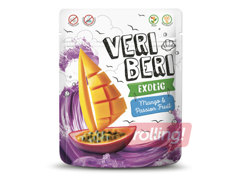 Конфеты, Veri Beri, Exotic, мангово-маракуйевые полоски, 50г