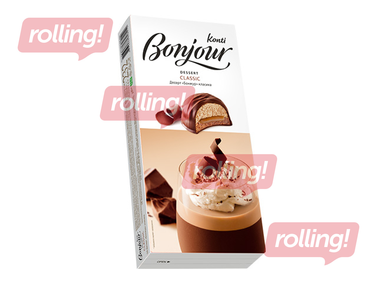 Kommid Bonjour Konti, cappuccino maitsega, 232g