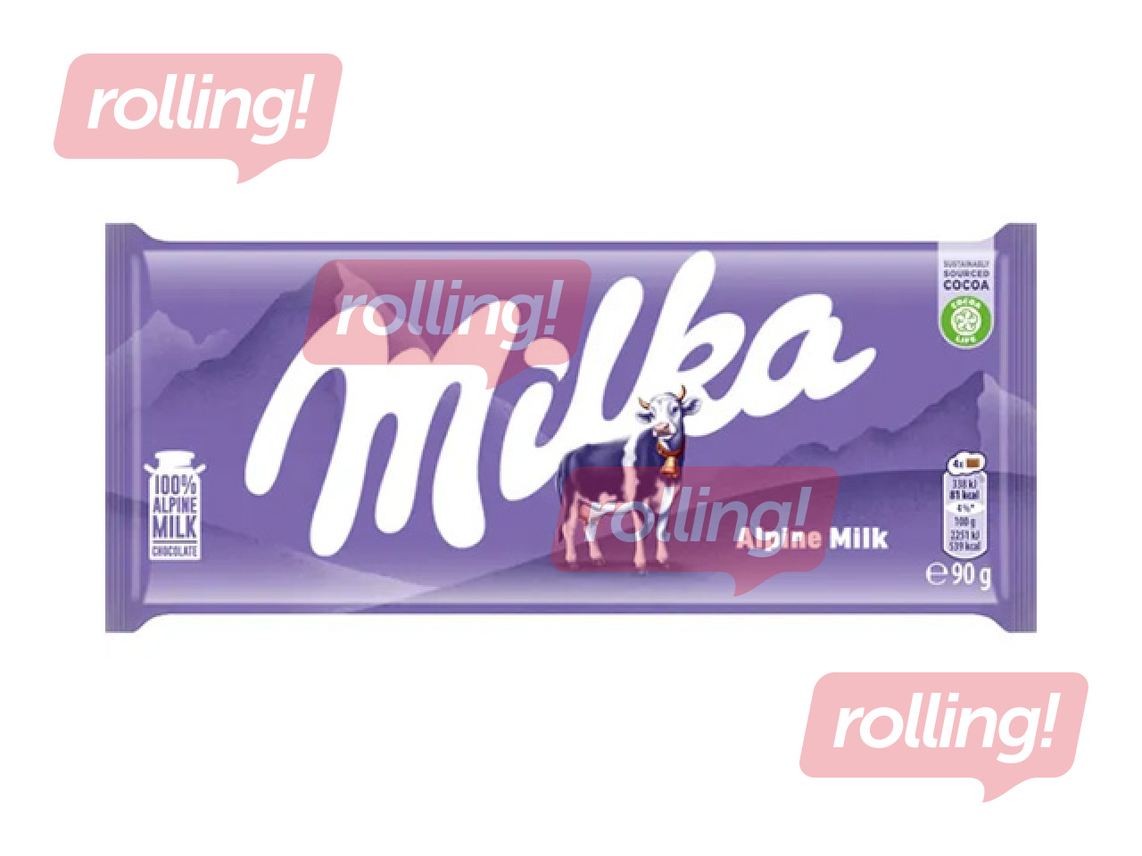 Chocolate Milka Alpine Milk, 90g