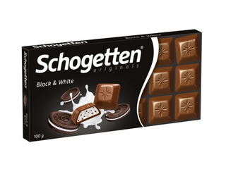 Šokolaad Schogetten Black & White, 100g