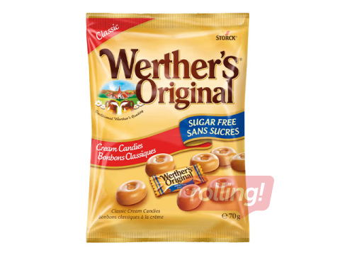 Karamellid Werther’s Original, Kooremaitselised, 70g
