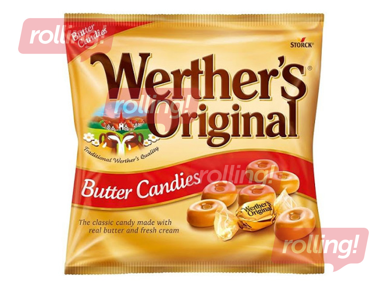 Karamellid Werther’s Original, Kooremaitselised, 135g