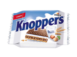 Šokolaadiga vahvlibatoon Knoppers, 25g