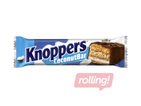 Šokolaadiga vahvlibatoon Knoppers, Coconut, 40g
