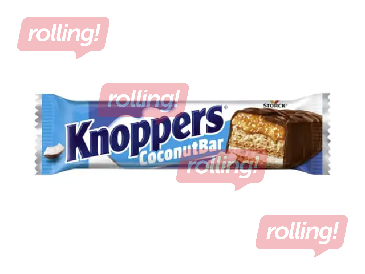 Šokolaadiga vahvlibatoon Knoppers, Coconut, 40g