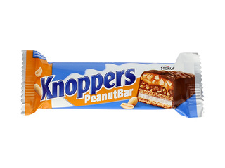 Вафельный батончик Knoppers Peanut, 40г
