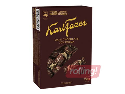 Kommid Karl Fazer 70% tumedat šokolaadi, 150g