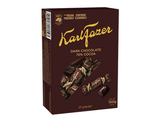 Kommid Karl Fazer 70% tumedat šokolaadi, 150g