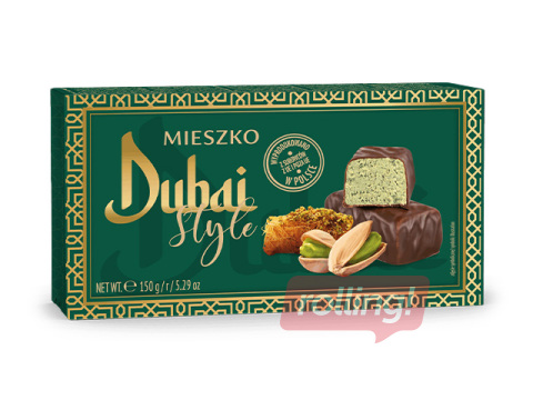 Kommid Mieszko, Dubai Style pistaatsiamaitselised, 150g