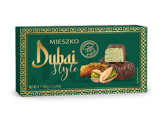 Kommid Mieszko, Dubai Style pistaatsiamaitselised, 150g