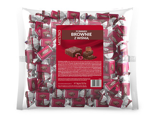 Konfektes Mieszko ar braunija un ķiršu garšu, 1kg