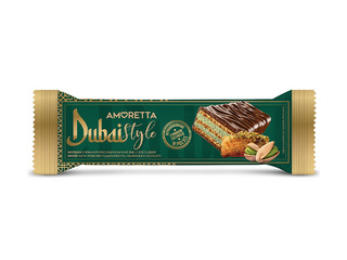 Wafer bar Mieszko, Dubai Style with pistachio flavor, 40g