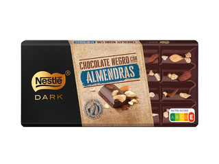 Nestle chocolate with almonds, dark, 150g