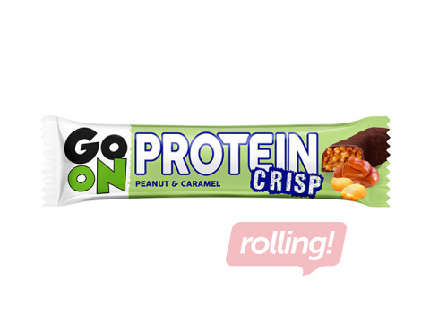 Протеиновый батончик Sante, Go On, Protein Crisp с арахисом и карамелью, 50г