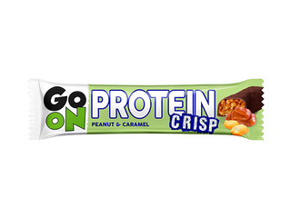 Протеиновый батончик Sante, Go On, Protein Crisp с арахисом и карамелью, 50г
