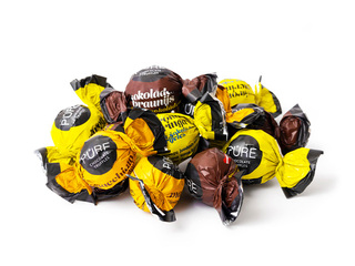 Chocolate Truffle Assortment Pure Chocolate (Brownie, Lemon, Coffee), 1kg