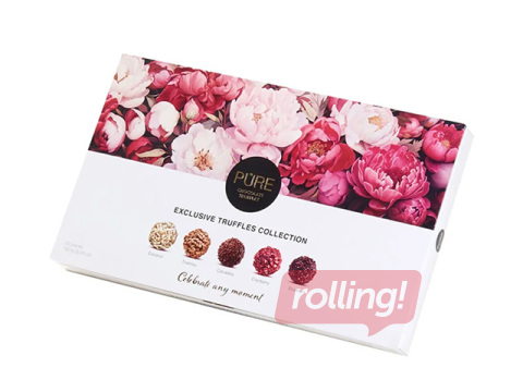 Šokolaaditrühvlite valik Pure Chocolate, Pojengid, 160g