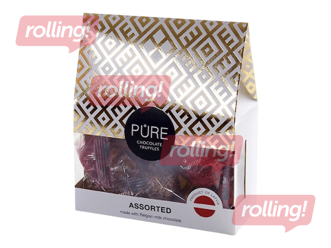 Šokolaaditrühvlid Pure Chocolate, Assorti, 96g