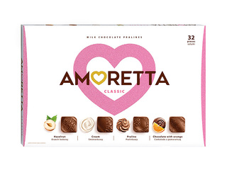 Chocolate assortment Mieszko, Amoretta Classic, 215g