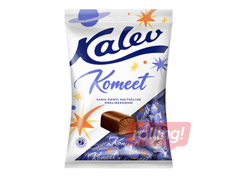 Kommid Kalev, Komeet, pralineed kama ja kohvi maitsega, 175g