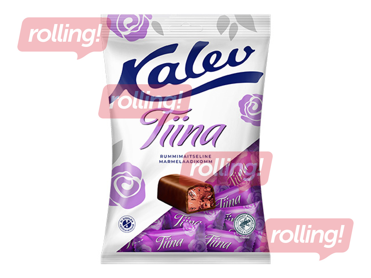 Kommid Kalev, Tiina, rummimaitselised marmelaadikommid, 175g