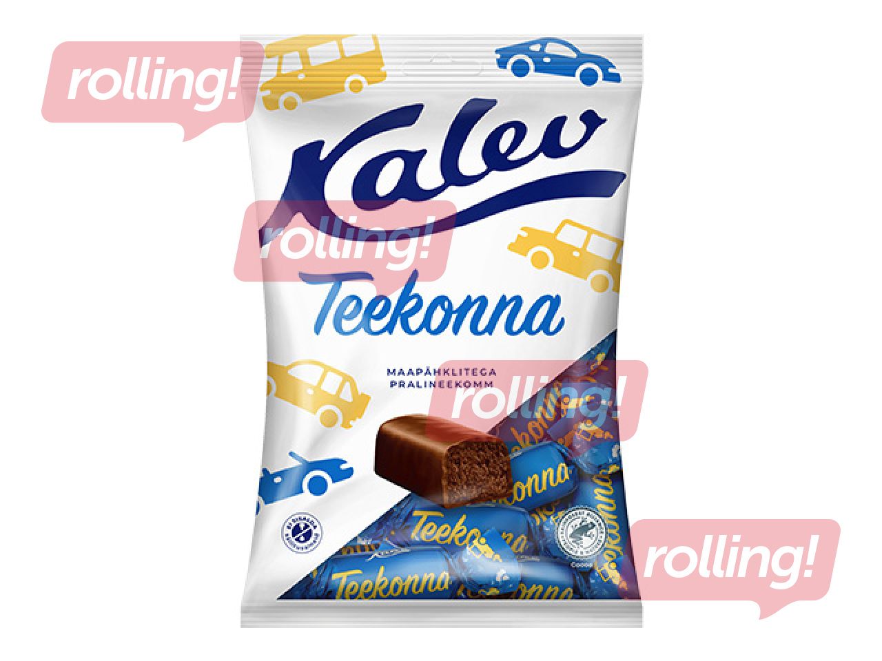 Candies Kalev, Teekonna, praline with peanuts, 175g