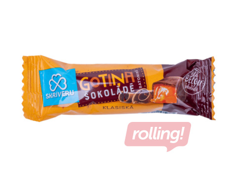 Batoon Skrīveru Saldumi, Skrīveru Gotiņa, tumedas šokolaadis, 40g