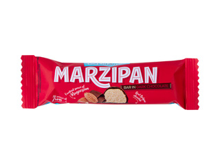 Марципановый батончик Skrīveru Saldumi в тёмном шоколаде, 40г