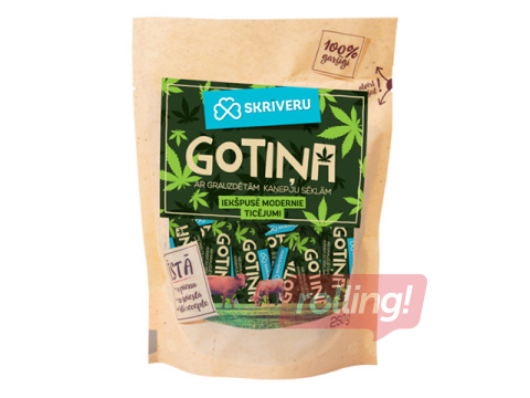 Candies Skrīveru Gotiņa with hemp seeds, 250g