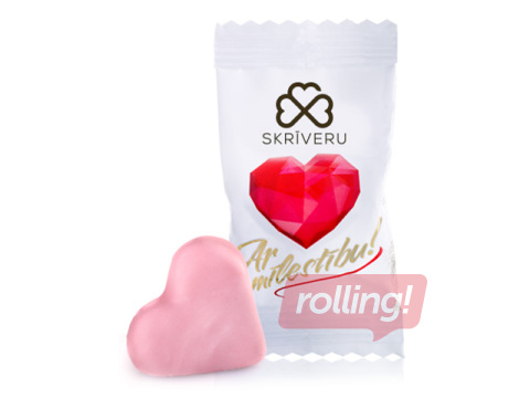 Martsipanikommid Skrīveru Saldumi, Armastusega, maasikamaitselised, 400g