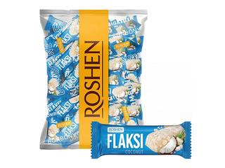 Kommid Roshen Flaksi Coconut vahvlitükkidega, 500g