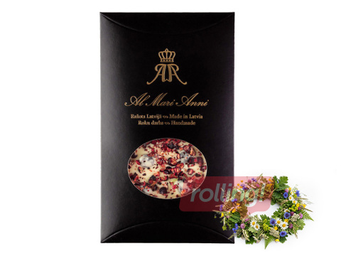 Chocolate Al Mari Anni, with blackcurrants and cranberries, 80g +Midsummer gift!