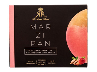 Šokolaadis martsipan Al Mari Anni, maasikamaitseline, 150g