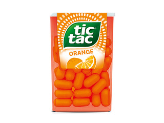 Dražejas Tic Tac ar apelsīnu garšu, 18g