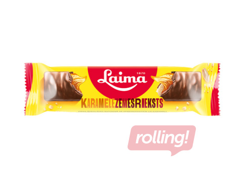 Bar Laima, Milk Chocolate with Peanuts and Caramel, 50g