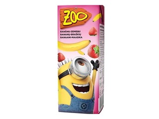 Juice drink Zoo Minion banana-strawberry, 200ml