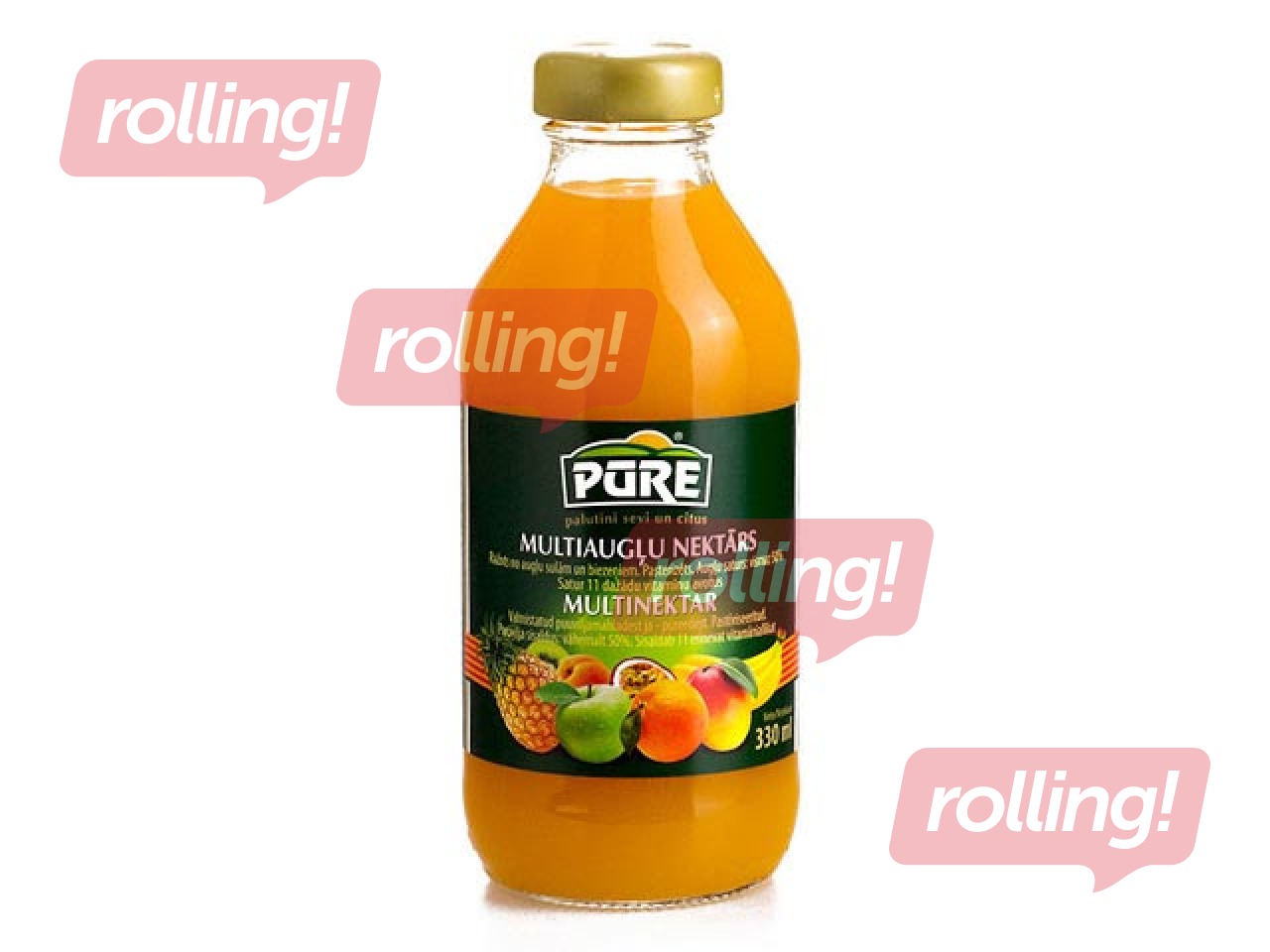 Mitmeviljanektar Pūre, 330ml