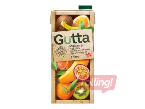 Нектар Gutta мультифруктовый, 1Л