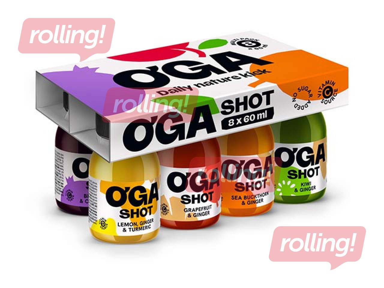 Juice shot mix OGA, 8x60ml