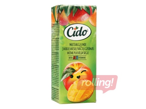 Sulas dzēriens Cido, multiaugļu, 200ml