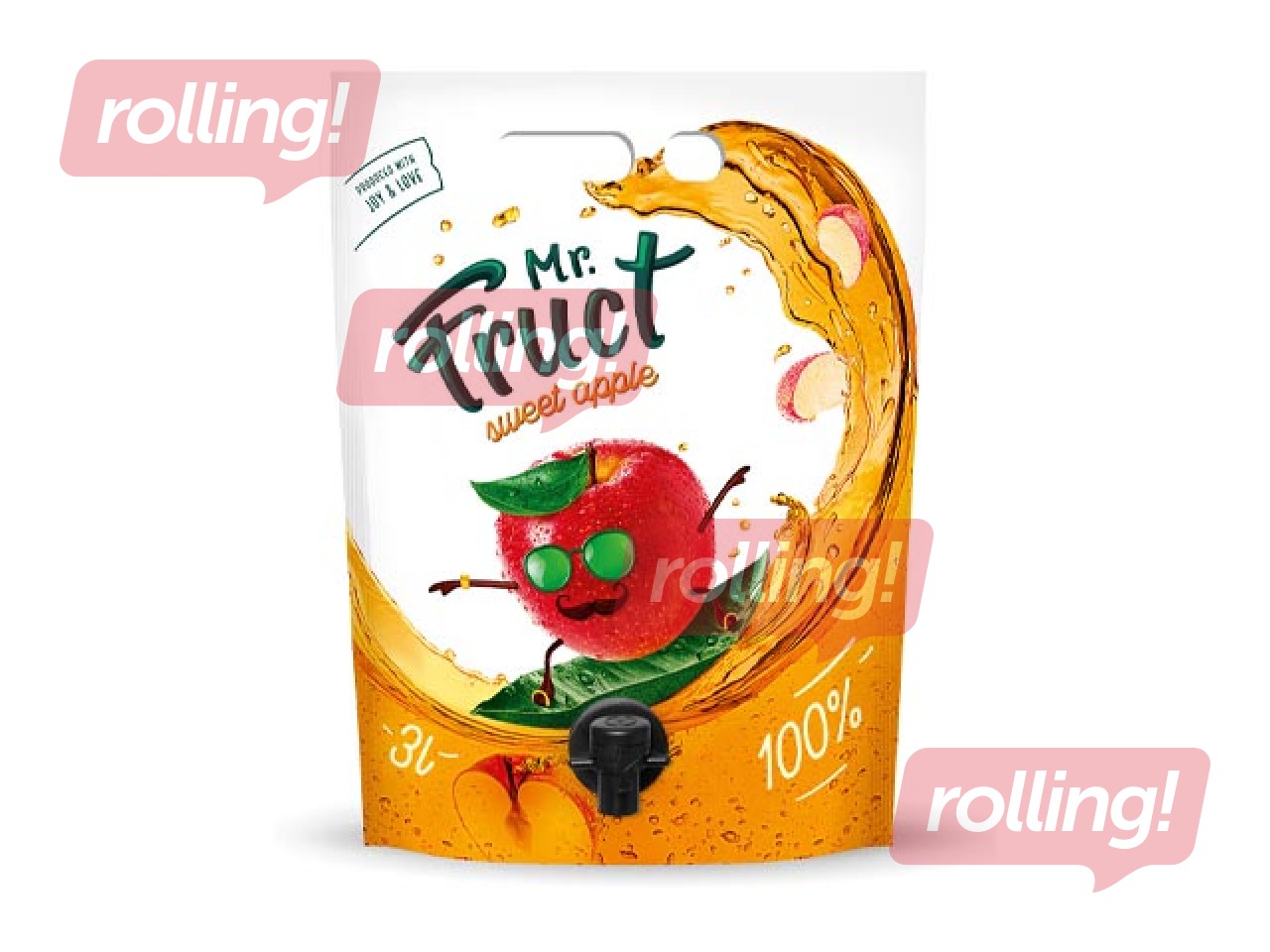 Сок Mr. Fruct, Яблоко, 2.7л