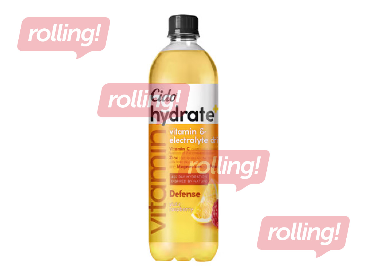 Jook Cido, Hydrate+ Defense yuzu ja vaarika maitsega, 600ml (taarapant on hinna sees)