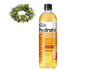Напиток Cido, Hydrate+ Defense со вкусом юдзу и малины, 600мл (залог за тару включён в цену) +Подаро