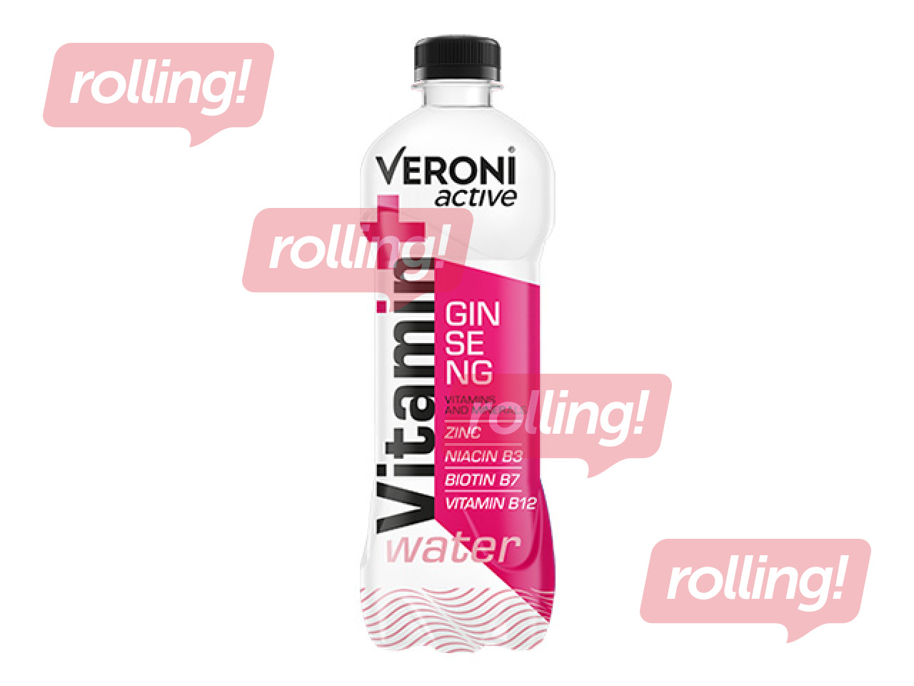 Dzēriens Veroni Active, Ginseng, negāzēts, 555ml (Taras depozīts iekļauts cenā)