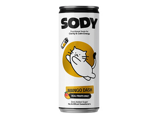 Gaseeritud funktsionaalne jook Sody Mango, 330ml (taarapant hinnas)