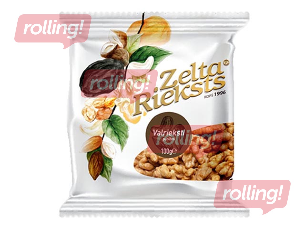 Kreeka pähklid Zelta rieksts, 100 g  