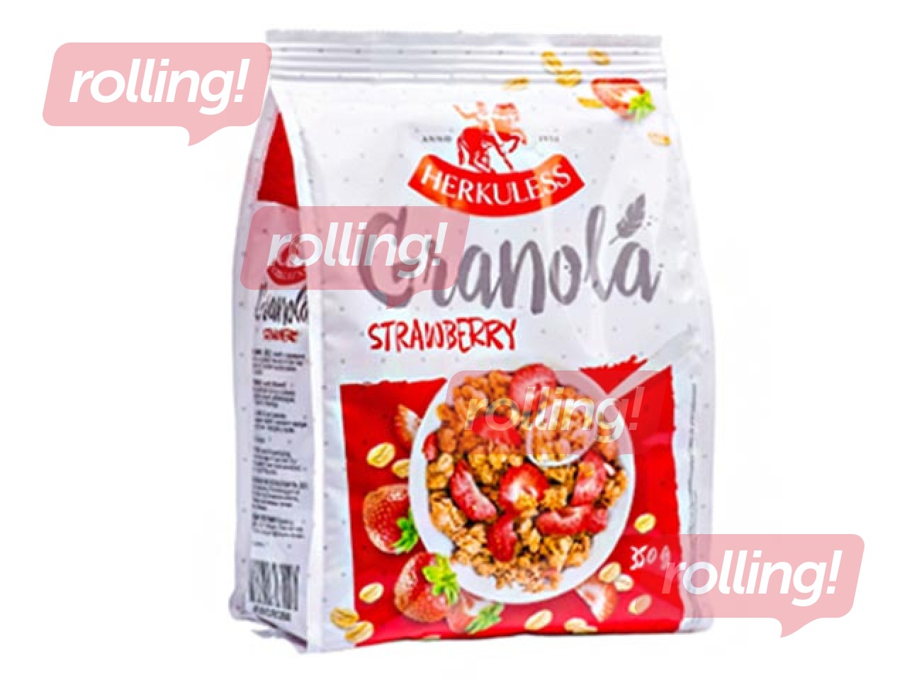 Musli Herkuless Granola ar zemenēm, 350g