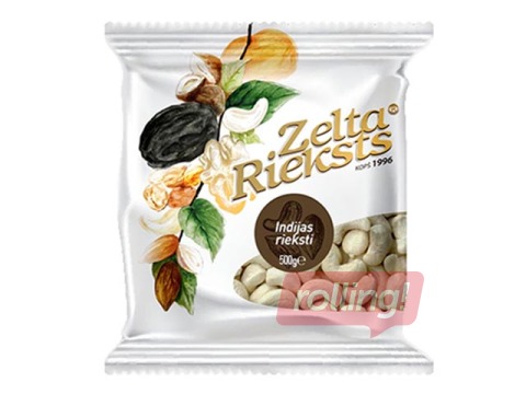 Indijas rieksti Zelta Rieksts, 500g