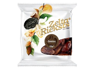 Žāvētas dateles Zelta Rieksts, bez kauliņiem, 150g 