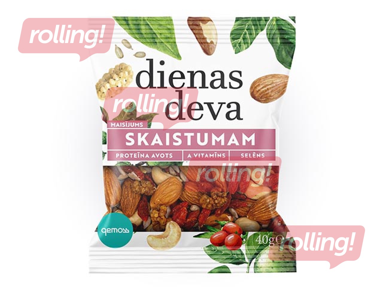 Pähklite ja kuivatatud puuviljade segu Daily dose, 3 x 5 pakk